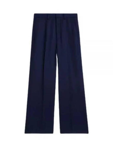 Large Fit Straight Pants Navy - AMI - BALAAN 1