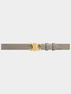 Triomphe Taurillon Medium Leather Belt Pebbled - CELINE - BALAAN 4