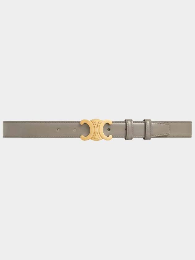 Triomphe Taurillon Medium Leather Belt Pebbled - CELINE - BALAAN 4