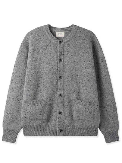 Neff Crew Neck Cardigan Grey - BLACKBROWN - BALAAN 2