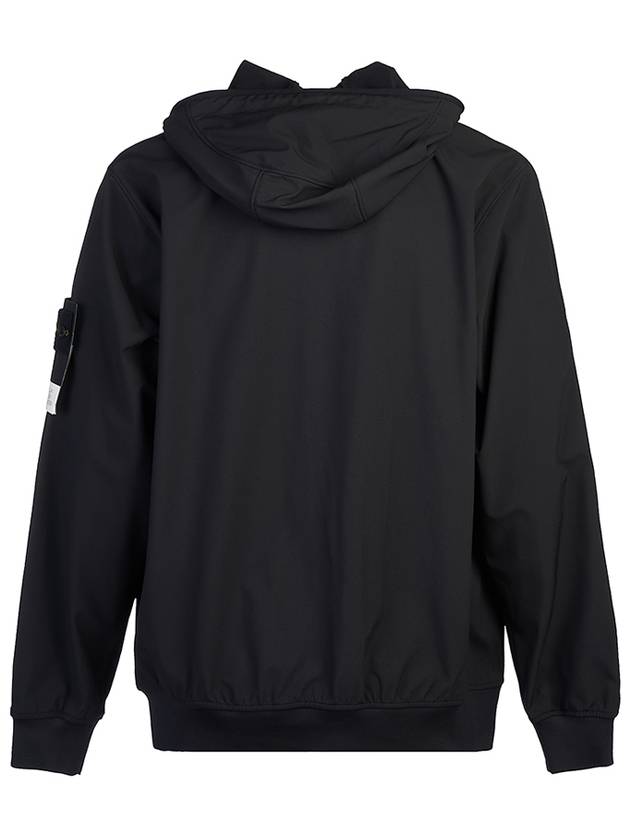 Soft Shell Technology Wappen Patch Track Jacket Black - STONE ISLAND - BALAAN 4