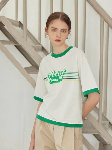 Women's soda color tshirt_green - ARIFF - BALAAN 1