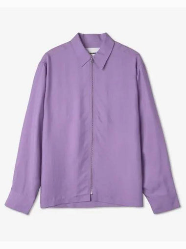 Technical Shirt Jacket Mauve JSMU601034MU391900516SS22 - JIL SANDER - BALAAN 1