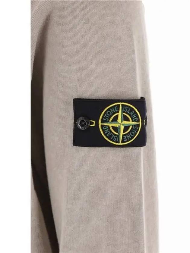 Men's Waffen Patch OLD Treatment Cotton Hoodie Dove Grey - STONE ISLAND - BALAAN 9