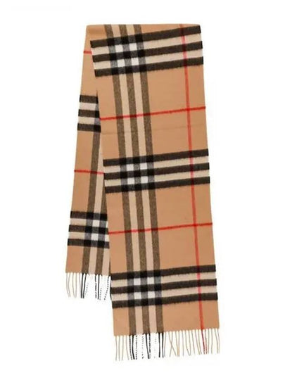 Vintage Check Cashmere Muffler Beige - BURBERRY - BALAAN 2