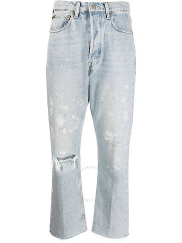 Polo Ralph Lauren Distressed-Effect Cropped Jeans, Size 27R - POLO RALPH LAUREN - BALAAN 1