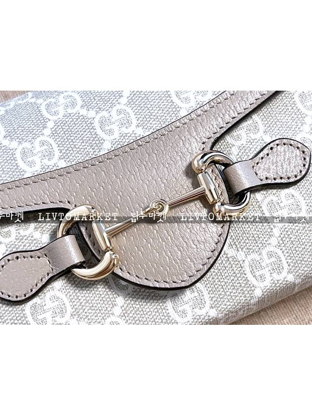 Horsebit Mini Shoulder Bag White - GUCCI - BALAAN.