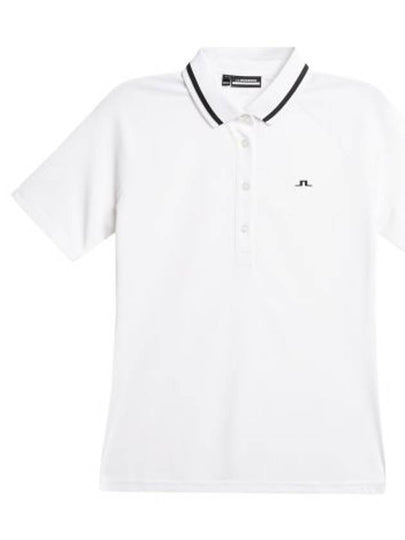 Gunilla Polo Short Sleeve T-Shirt White - J.LINDEBERG - BALAAN 2