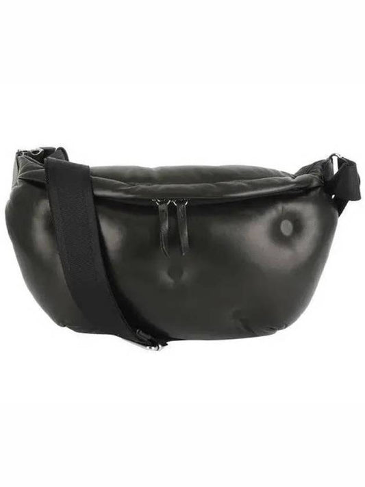 Glam Slam Nappa Leather Belt Bag Black - MAISON MARGIELA - BALAAN 1