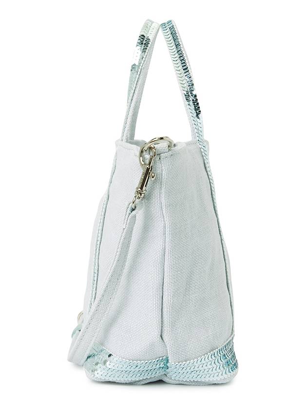 Sequin Embellished Tote Bag Blue - VANESSA BRUNO - BALAAN 3