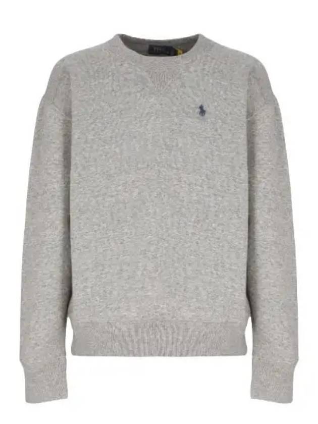 Embroidered Logo Pony Sweatshirt Grey - POLO RALPH LAUREN - BALAAN 2