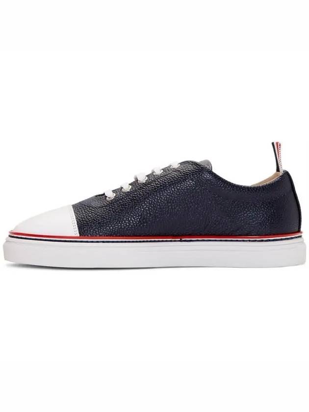 Toe Cap Trainer Low Top Sneakers Navy - THOM BROWNE - BALAAN 2