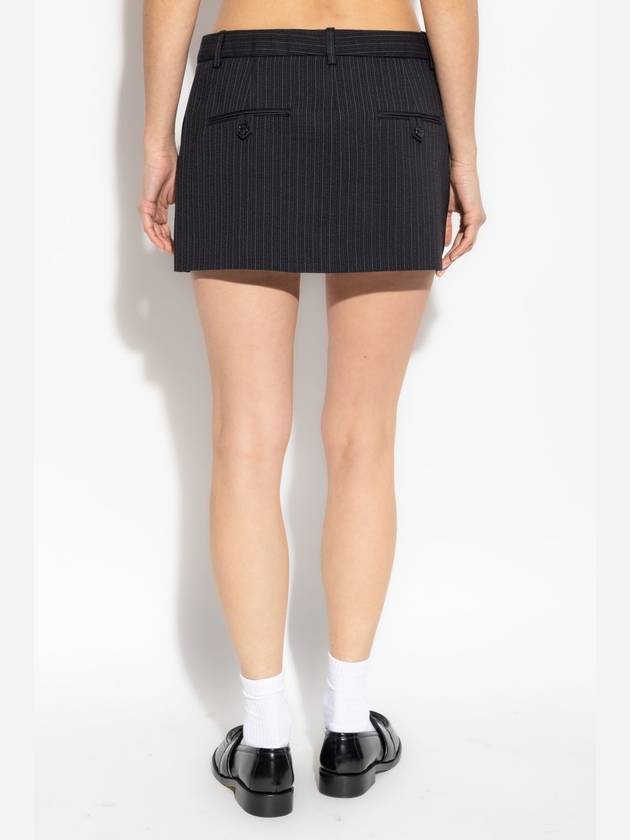 Acne Studios Wool Skirt, Women's, Black - ACNE STUDIOS - BALAAN 4