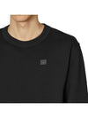 Men's Crewneck Sweatshirt Black - ACNE STUDIOS - BALAAN 6