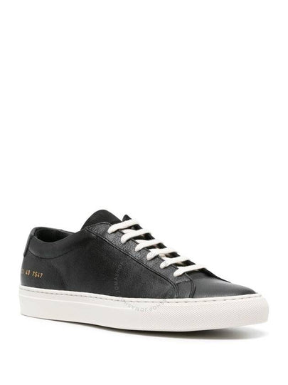 Common Projects Black Nubuck Achilles Sneakers, Brand Size 37 ( US Size 7 ) - COMMON PROJECTS - BALAAN 2