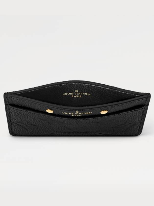 Monogram Empreinte Card Wallet Black - LOUIS VUITTON - BALAAN 5