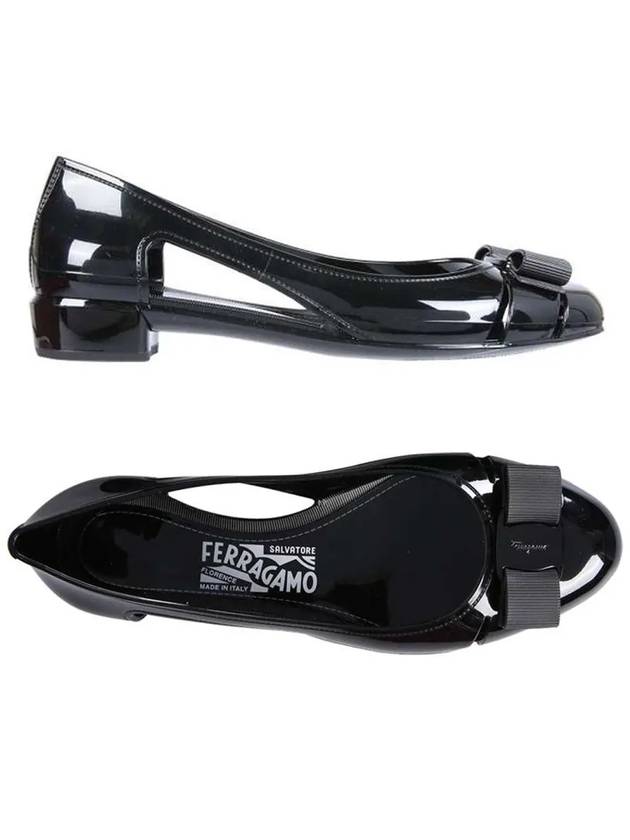 24FW VARA 30 Jelly Shoes Black 0726363 - SALVATORE FERRAGAMO - BALAAN 1