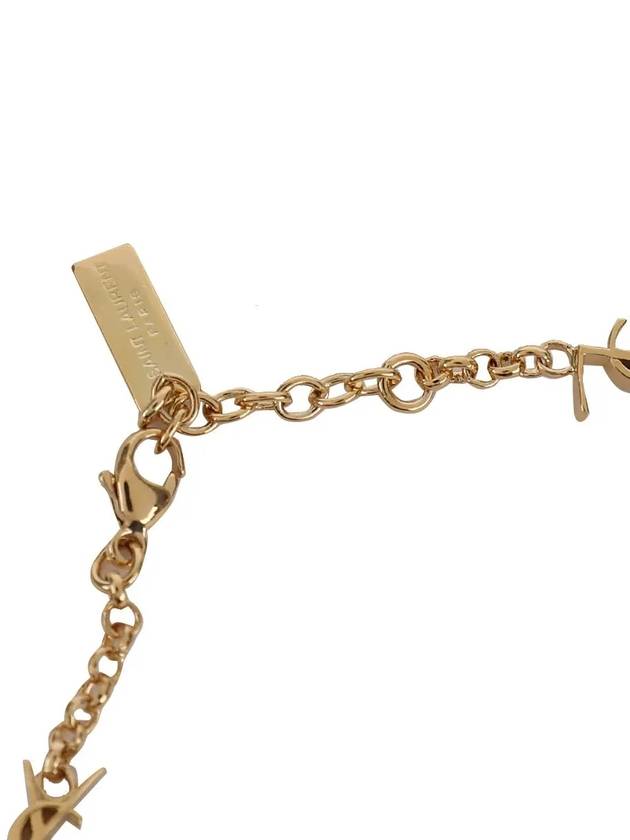 Cassandre Logo Chain Bracelet Gold - SAINT LAURENT - BALAAN 6