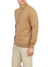 Men's Jerry Wool Long Sleeve Polo Shirt Beige - A.P.C. - BALAAN 6