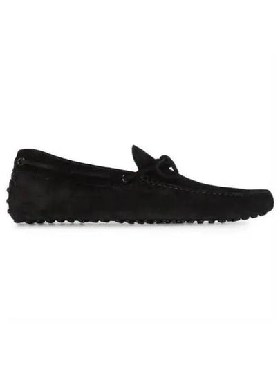 Men's Gommino Suede Driving Shoes Black - TOD'S - BALAAN 2