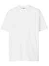 Men's Logo Short Sleeve T-Shirt White - BURBERRY - BALAAN 2