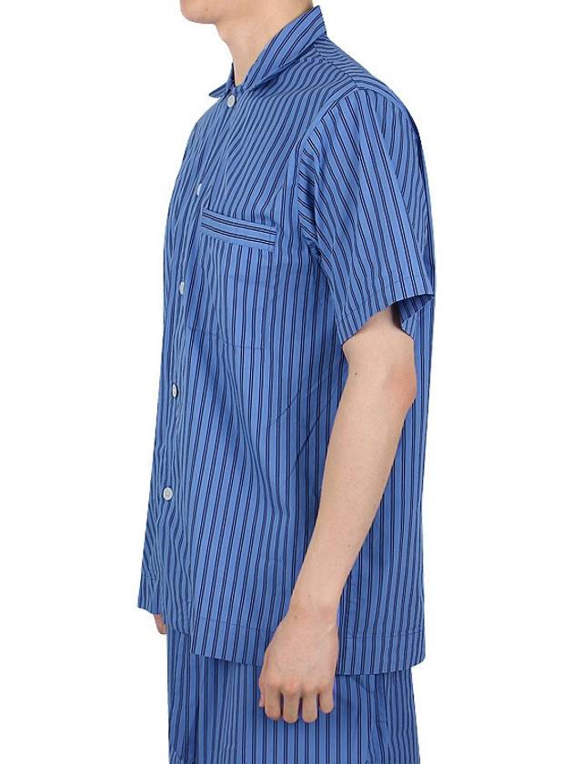 Poplin Pajamas Overfit Short Sleeve Shirt SWE BS - TEKLA - BALAAN 3