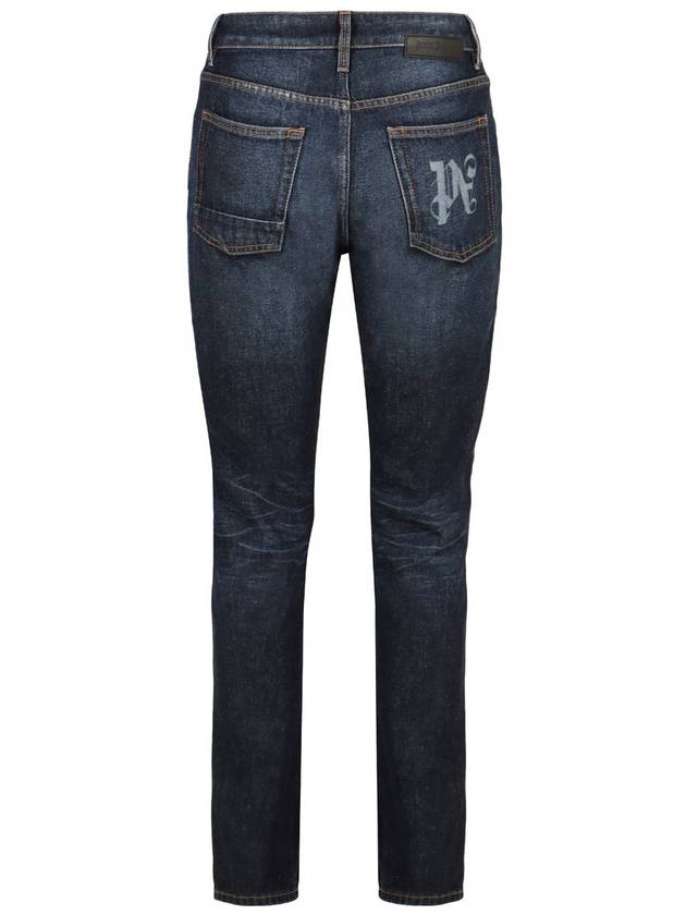 Palm Angels Stretch Cotton Jeans - PALM ANGELS - BALAAN 2