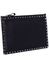 Rockstud Clutch Stampa Alce MY2P0565VAP 0NO All Black - VALENTINO - BALAAN 2