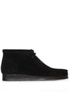 Wallabee Suede Ankle Boots Black - CLARKS - BALAAN 2