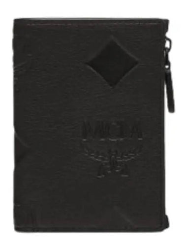 Maxi Monogram Leather Snap Wallet - MCM - BALAAN 1