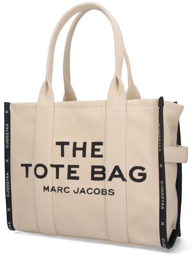 Logo Jacquard Large Tote Bag Warm Sand - MARC JACOBS - BALAAN 3