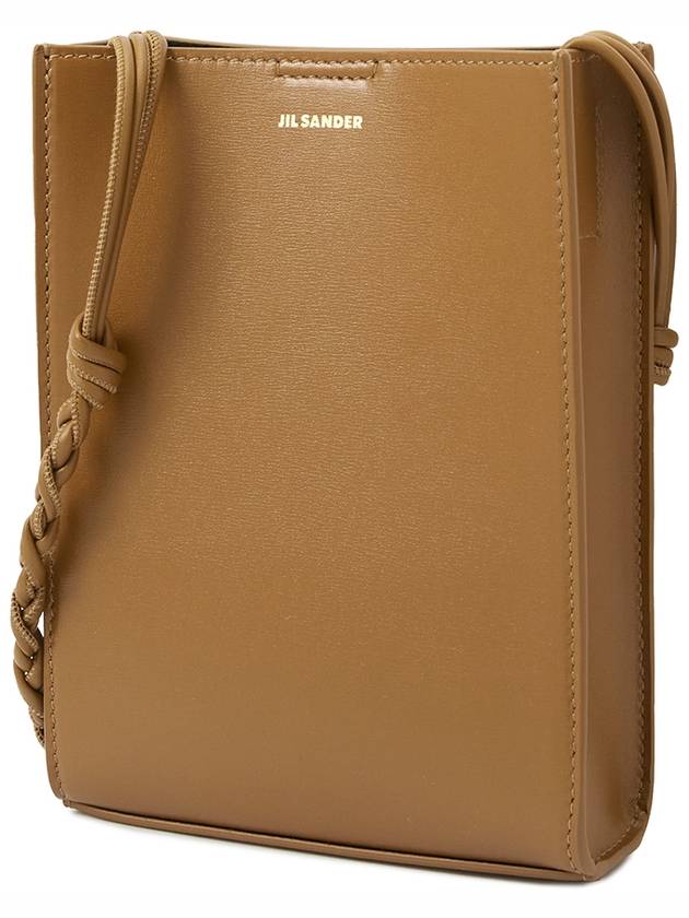 Tangle Smooth Leather Small Cross Bag Brown - JIL SANDER - BALAAN 3