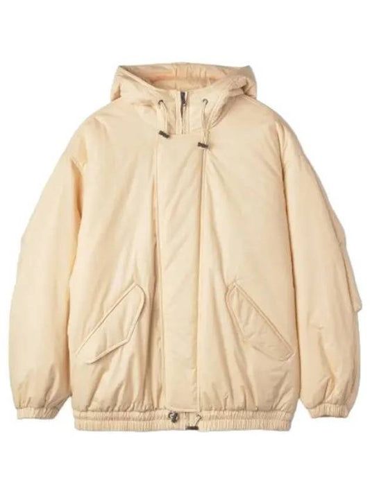 puffball hooded jacket vanilla - ISABEL MARANT - BALAAN 1