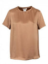 Rebecca Acetate Short Sleeve T-Shirt Brown - MAX MARA - BALAAN 2