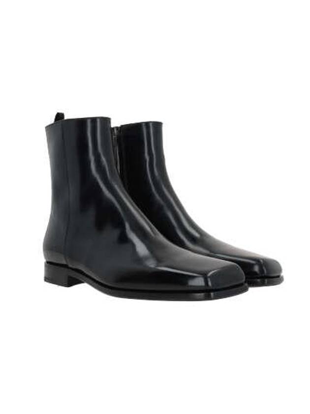 Square Toe Zip Ankle Boots - PRADA - BALAAN 2