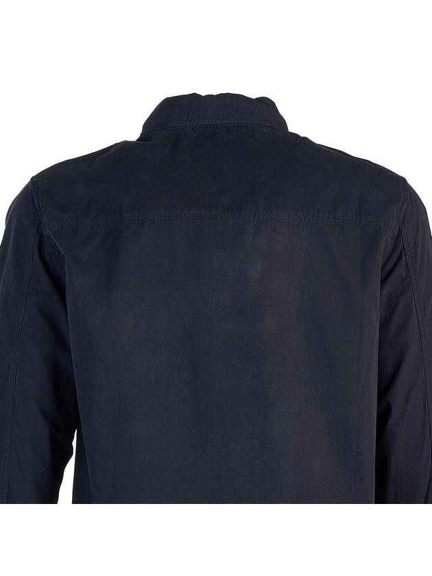 Lens Waffen Pocket Long Sleeve Shirt Navy - CP COMPANY - BALAAN 6