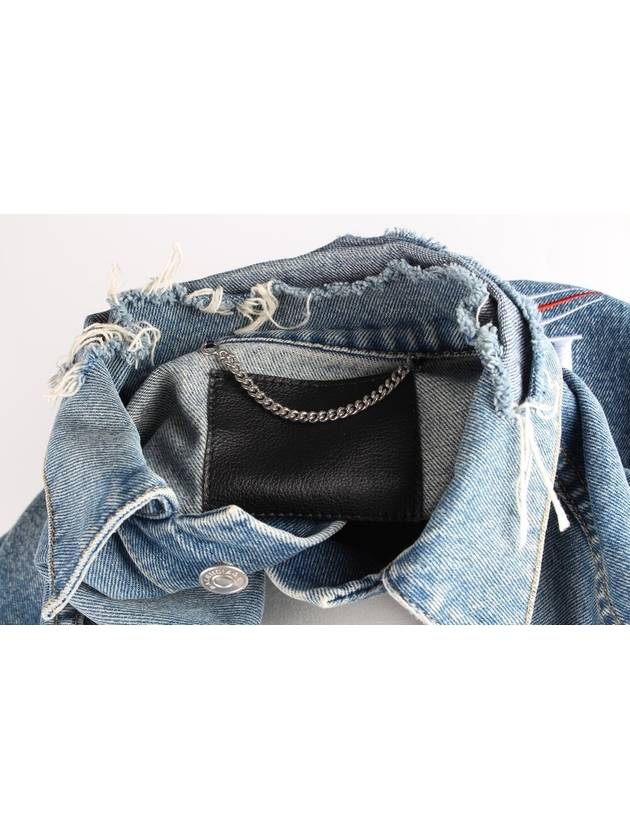 Wave logo denim jacket 42 90 95 - BALENCIAGA - BALAAN 6