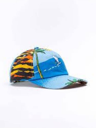 Beach Canvas Ball Cap Blue - GANNI - BALAAN 2