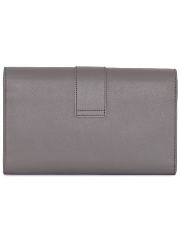 Y Clutch Chain Bag 348117 BJ50J 1202 Gray - SAINT LAURENT - BALAAN 3