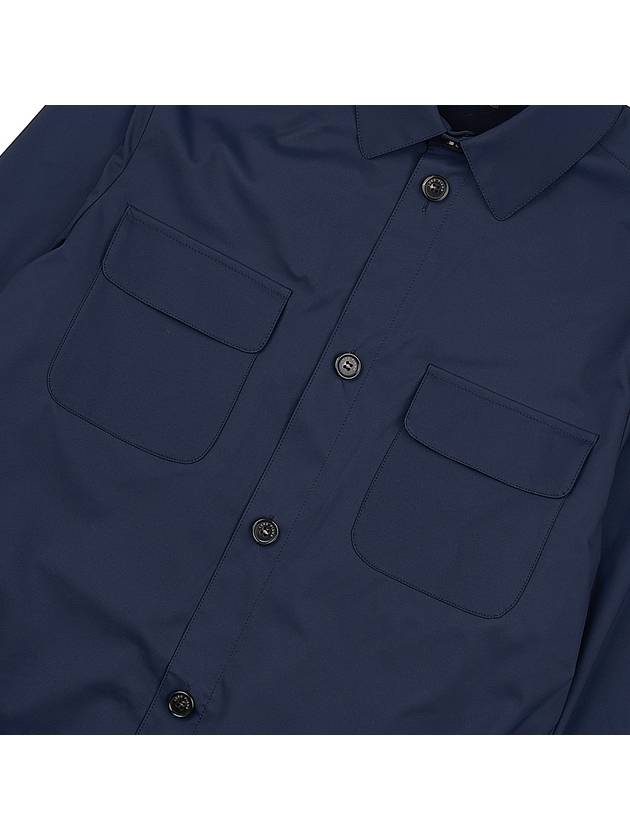 Windwish Overshirt Jacket Navy - LORO PIANA - BALAAN 8