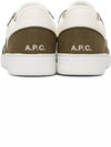 Pain Leather Low Top Sneakers Grey - A.P.C. - BALAAN 3