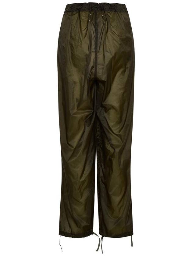 Women's Nylon Straight Pants Asphalt - MAISON MARGIELA - BALAAN 4