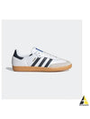 Samba OG Leather Low Top Sneakers Night Indigo White - ADIDAS - BALAAN 2