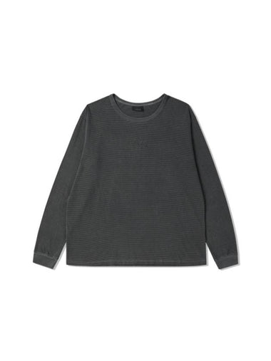 Washed Long Sleeve T-Shirt Grey - VAEKCIE - BALAAN 1