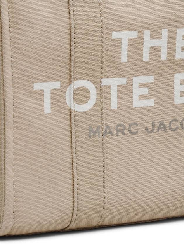 Logo Medium Canvas Tote Bag Beige - MARC JACOBS - BALAAN 4