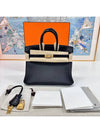 Bulkin 25 TOUCH Togo Alligator Black B engraving - HERMES - BALAAN 9