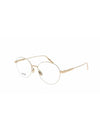 Eyewear Round Metal Glasses Gold - DIOR - BALAAN 1