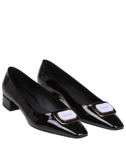 Salvatore Ferragamo Patent Leather Ballerina - SALVATORE FERRAGAMO - BALAAN 2