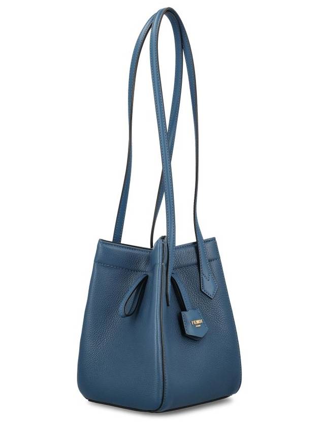 Origami Mini Bucket Bag Blue - FENDI - BALAAN 4