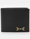 Horsebit Half Wallet Black - GUCCI - BALAAN 2